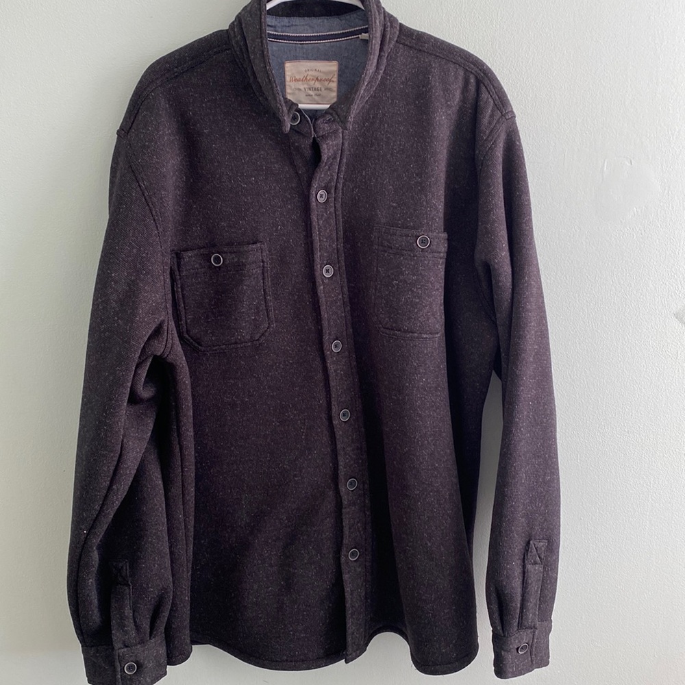 Weatherproof vintage warm cardigan